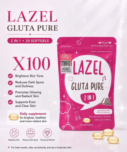 Lazel Gluta Pure 2 in 1