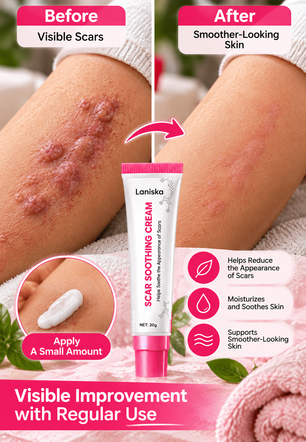Scar Soothing Cream For Skin Tags & Surgical Scars